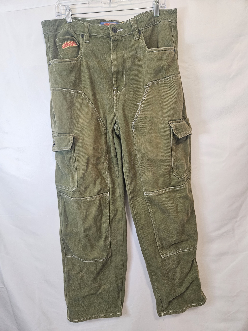 Empyre Olive Green Cargo Utility Pants